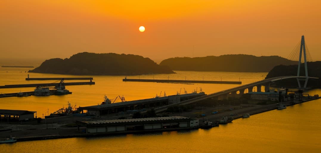 浜田の地に泊まる